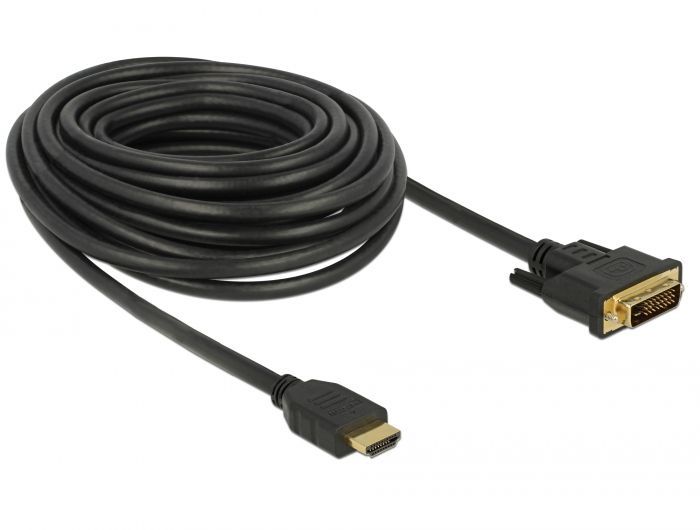 DeLock HDMI to DVI 24+1 cable bidirectional 10m