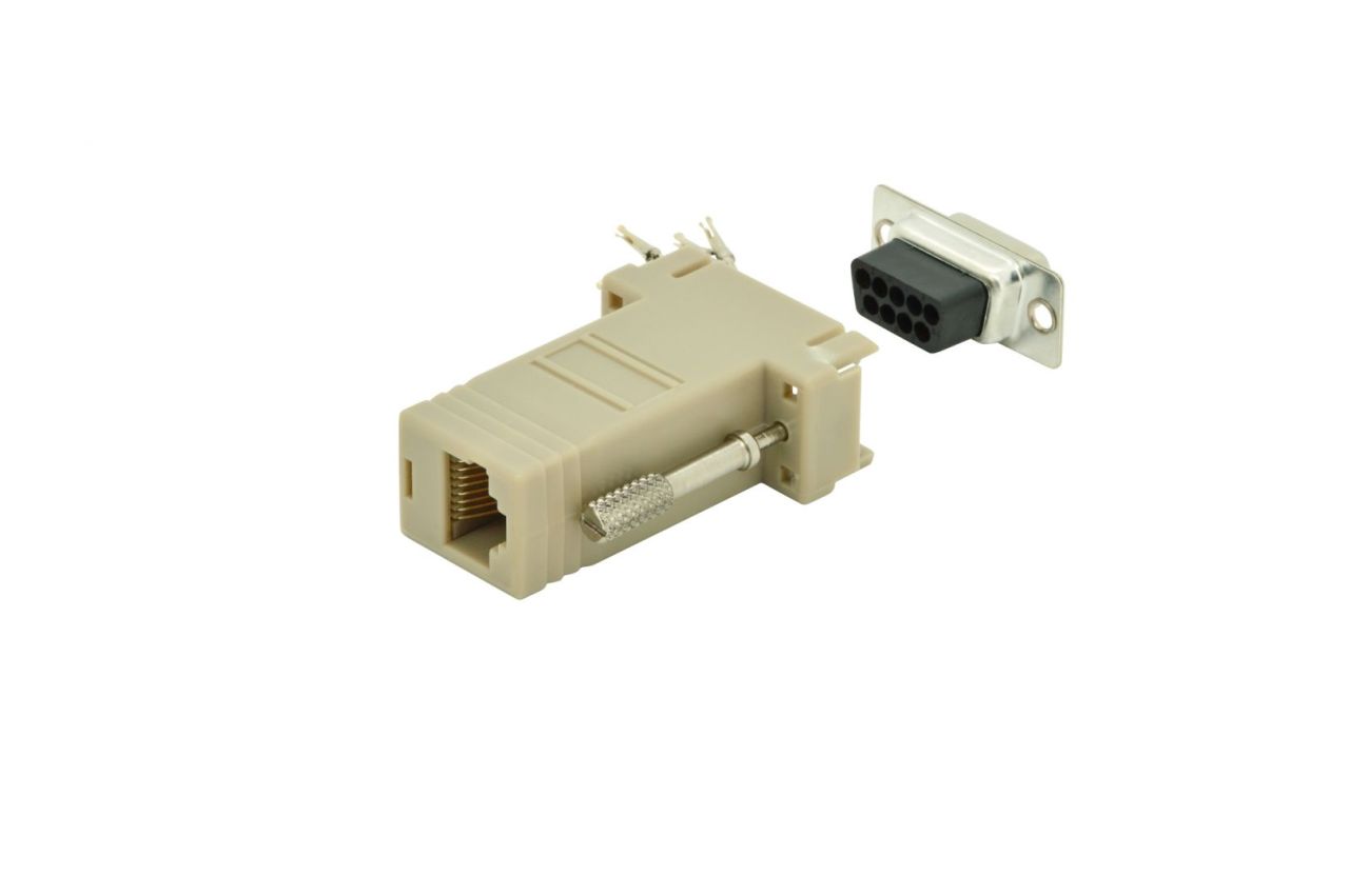 Assmann Adaptor, DB9, RJ45, Modular