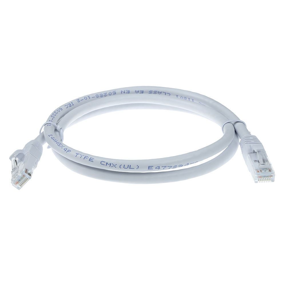 ACT CAT6A U-UTP Patch Cable 0,5m White