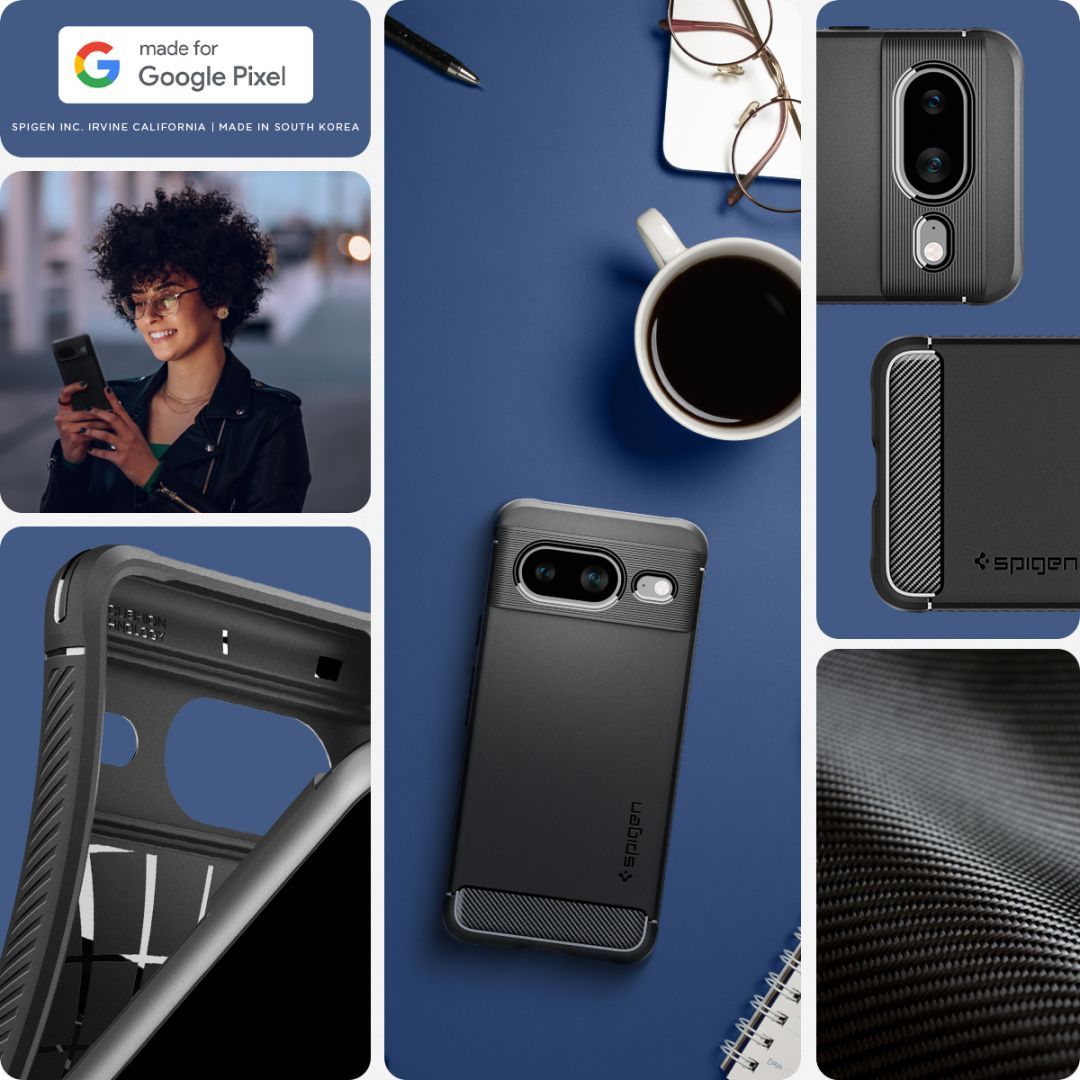 Spigen Google Pixel 8 Rugged Armor Matte Black