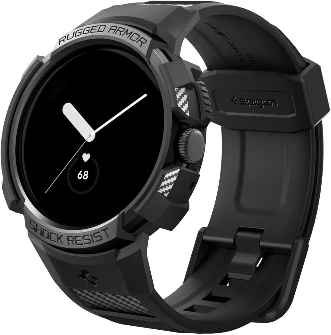 Spigen Rugged Armor Pro Google Pixel Watch/Watch 2 Black