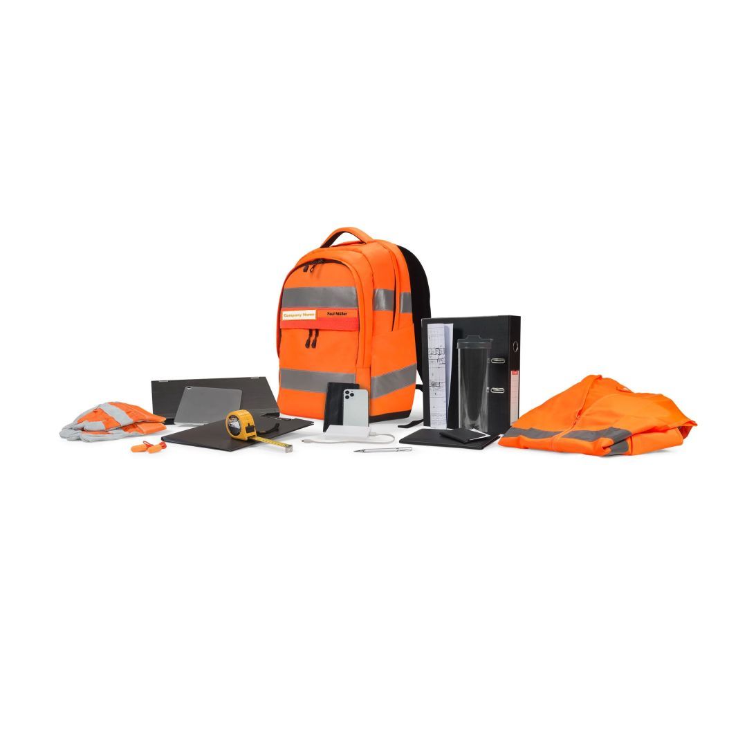 Dicota Backpack Hi-Vis 25 litres Orange