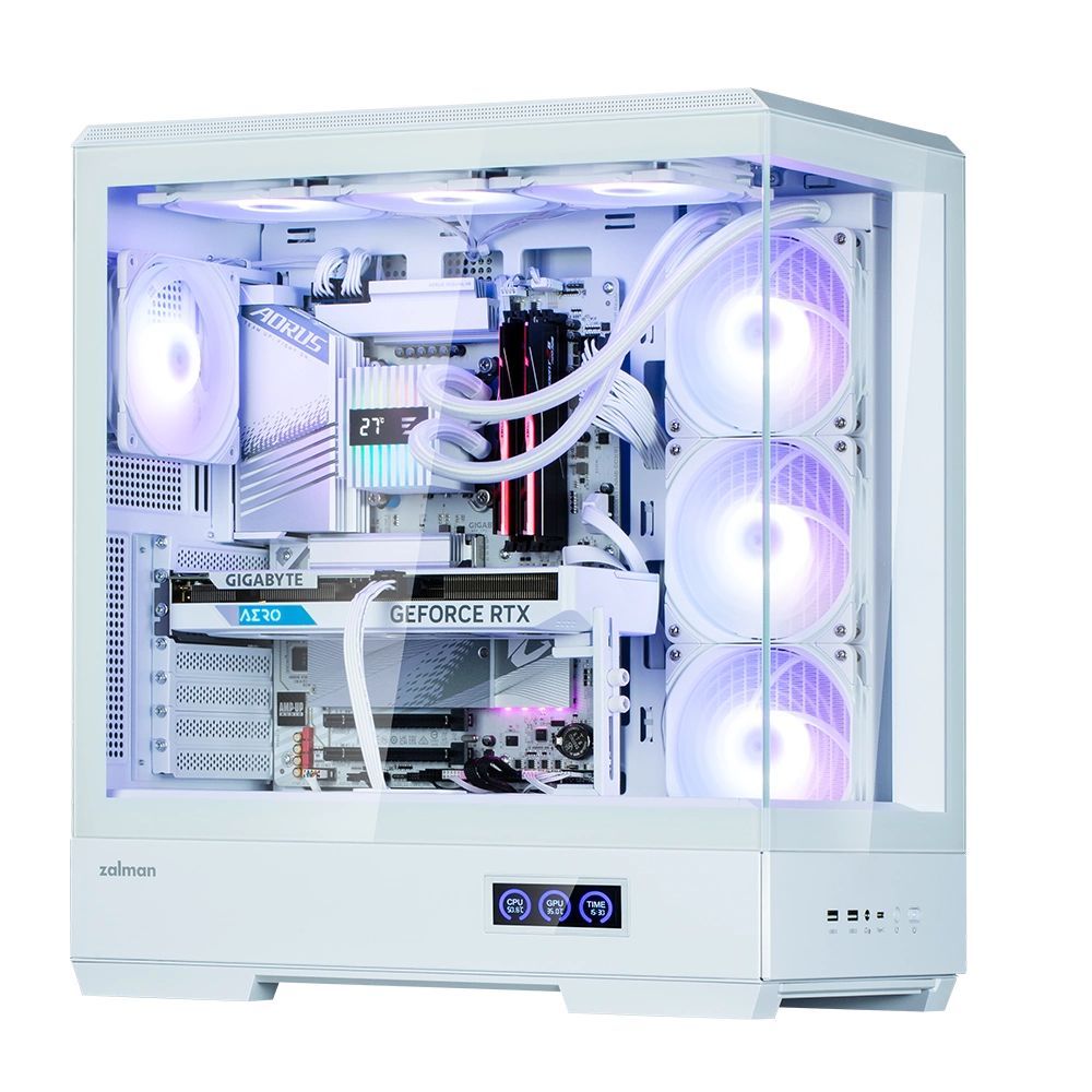 Zalman P50 Tempered Glass White