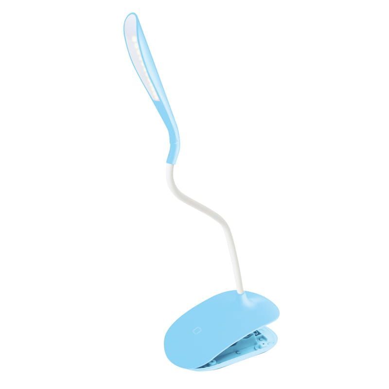 Platinet Desk Lamp 3W Flexible with Clip Blue