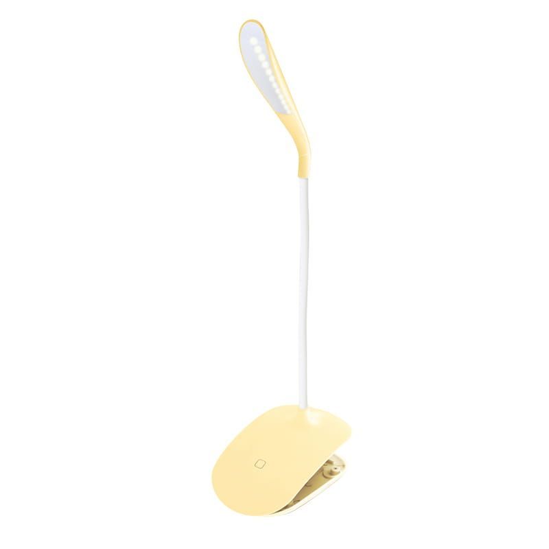 Platinet Desk Lamp 3W Flexible with Clip Yellow