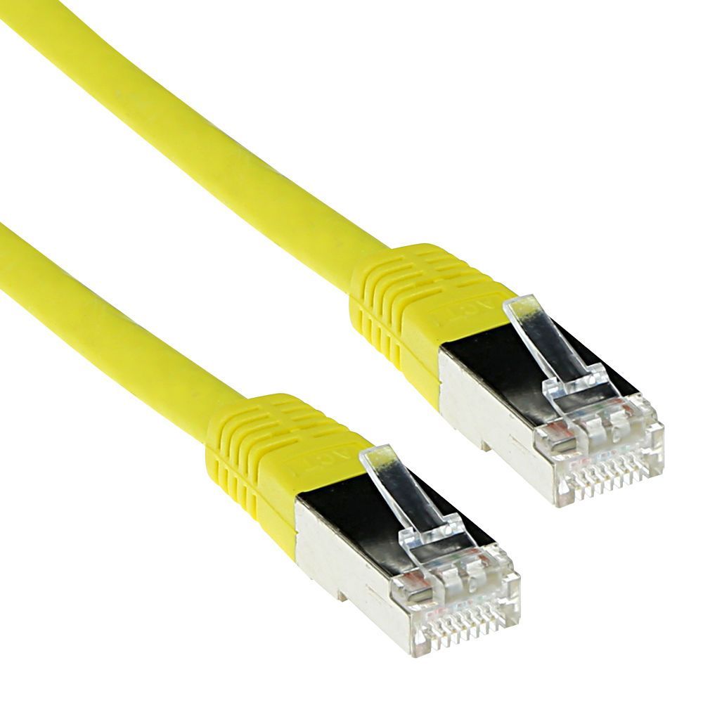 ACT CAT5e F-UTP Patch Cable 10m Yellow