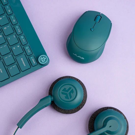 JLab Go Work Pop On-Ear Bluetooth Headset Teal