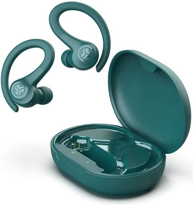 JLab Go Air Sport TWS Bluetooth Headset Earbuds Teal