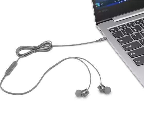 Lenovo 110 Analog In-Ear Headphone Grey