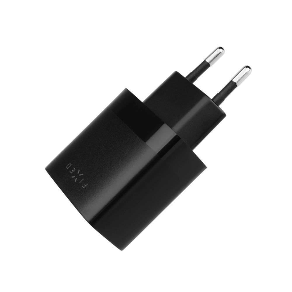 FIXED hálózati töltő 2*USB-A kimenet, 17W, fekete