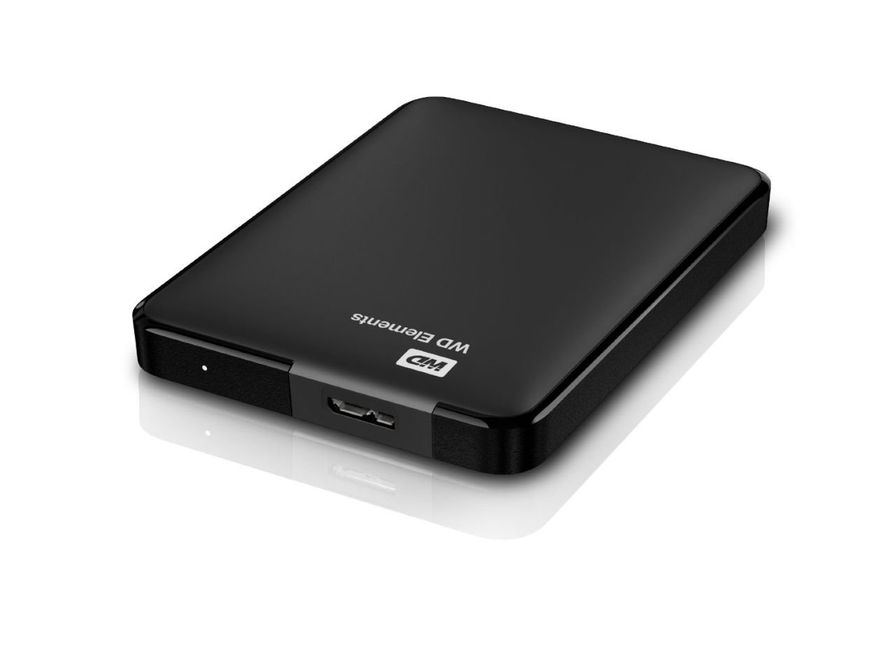 Western Digital 1TB 2,5" USB3.0 Elements Black