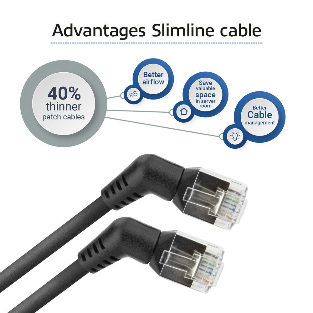 ACT CAT6A U-FTP Patch Cable 10m Black