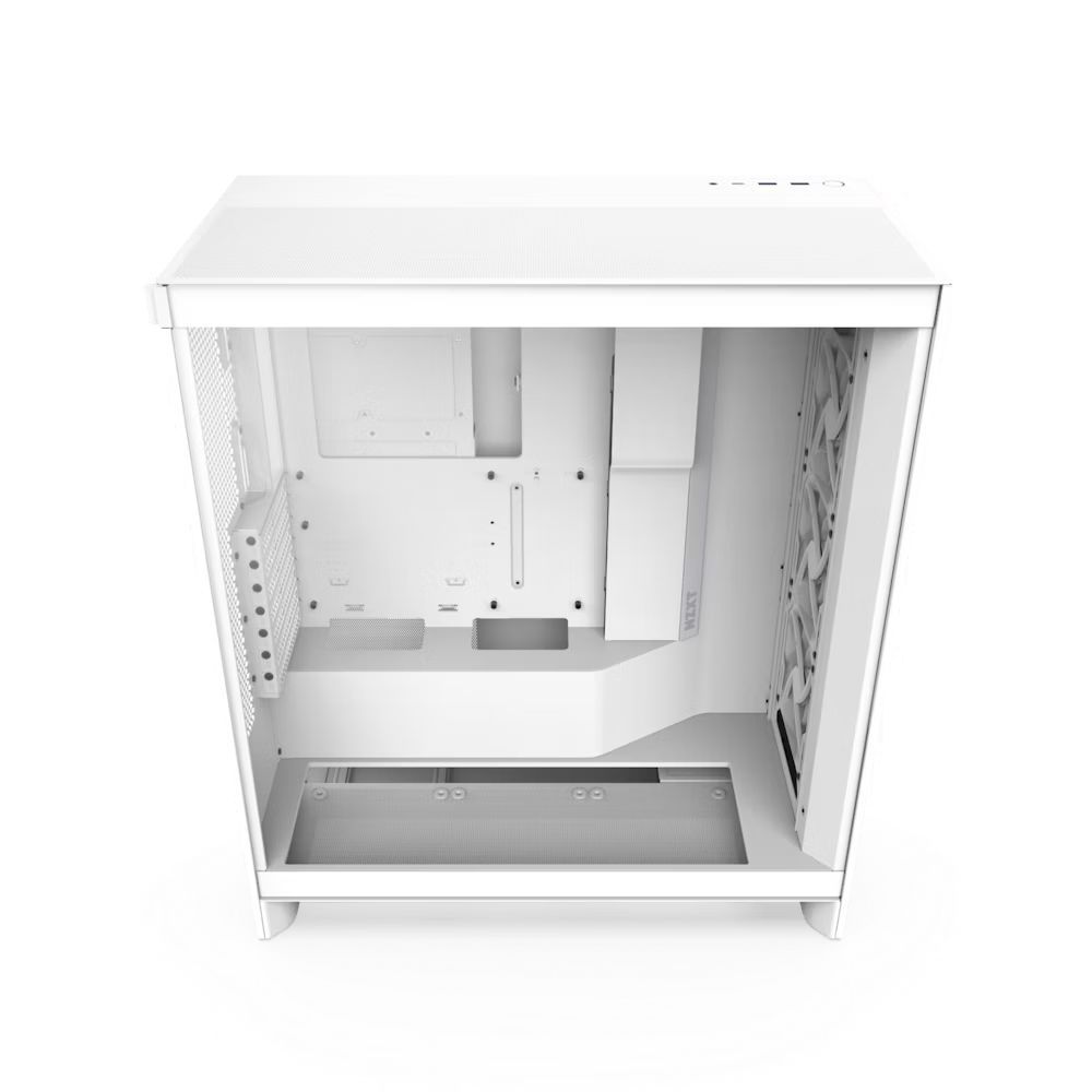 NZXT H7 Flow (2024) Tempered Glass Matte White