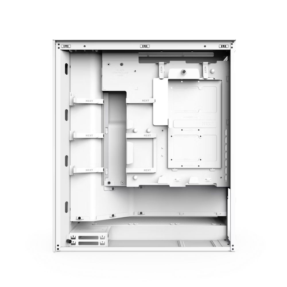 NZXT H7 Flow (2024) Tempered Glass Matte White