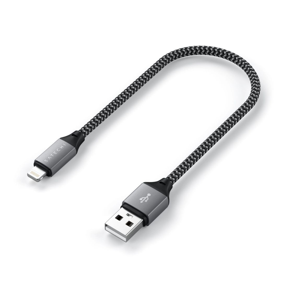 Satechi USB-A to Lightning Cable 0,25m Space Grey