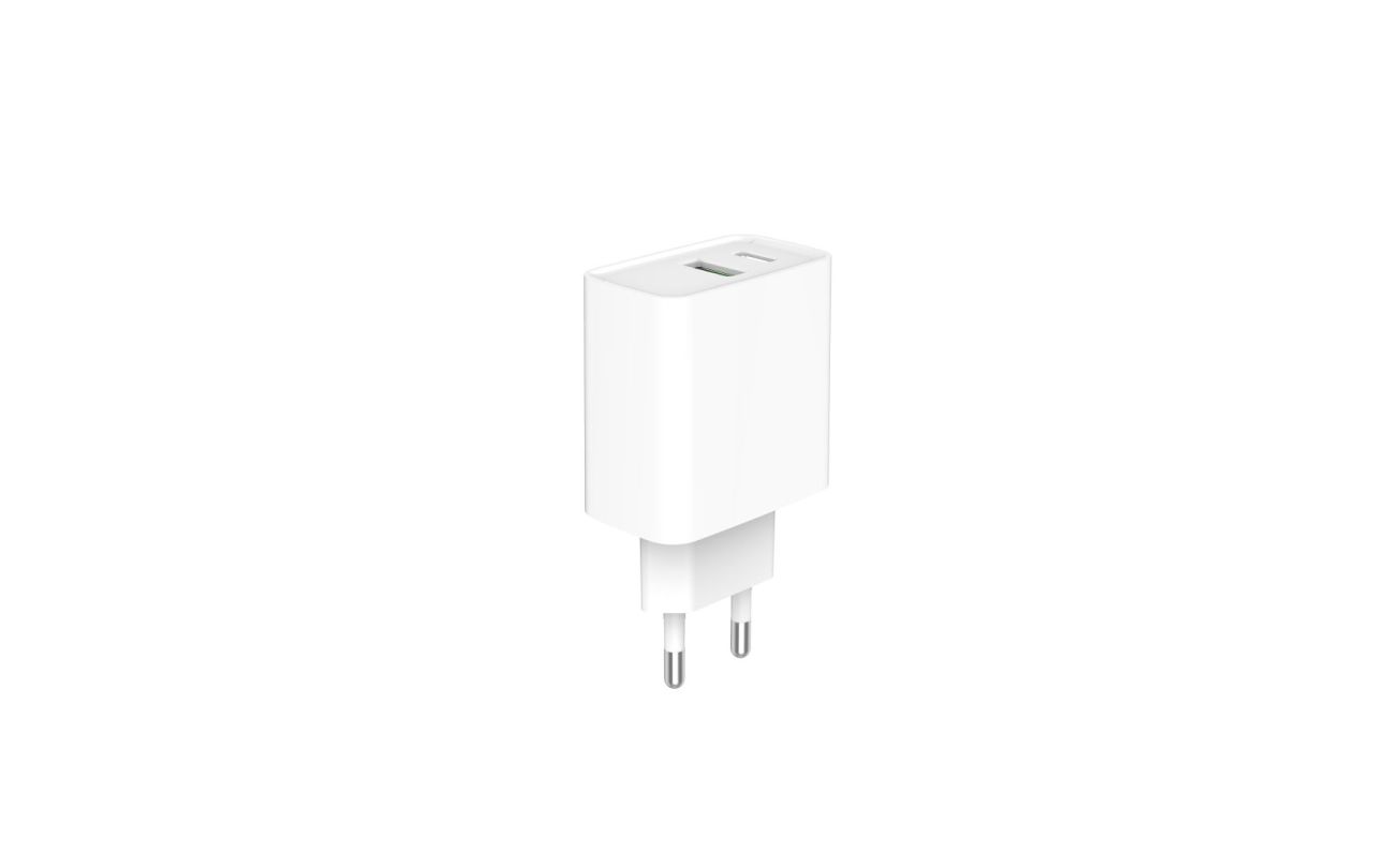 Gembird 2-port 20 W USB fast charger White