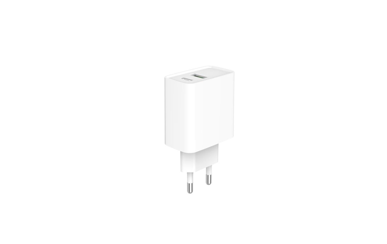 Gembird 2-port 20 W USB fast charger White