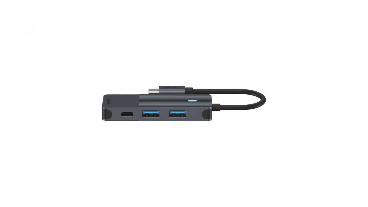 Rapoo 4-portos USB3.2 HUB Grey