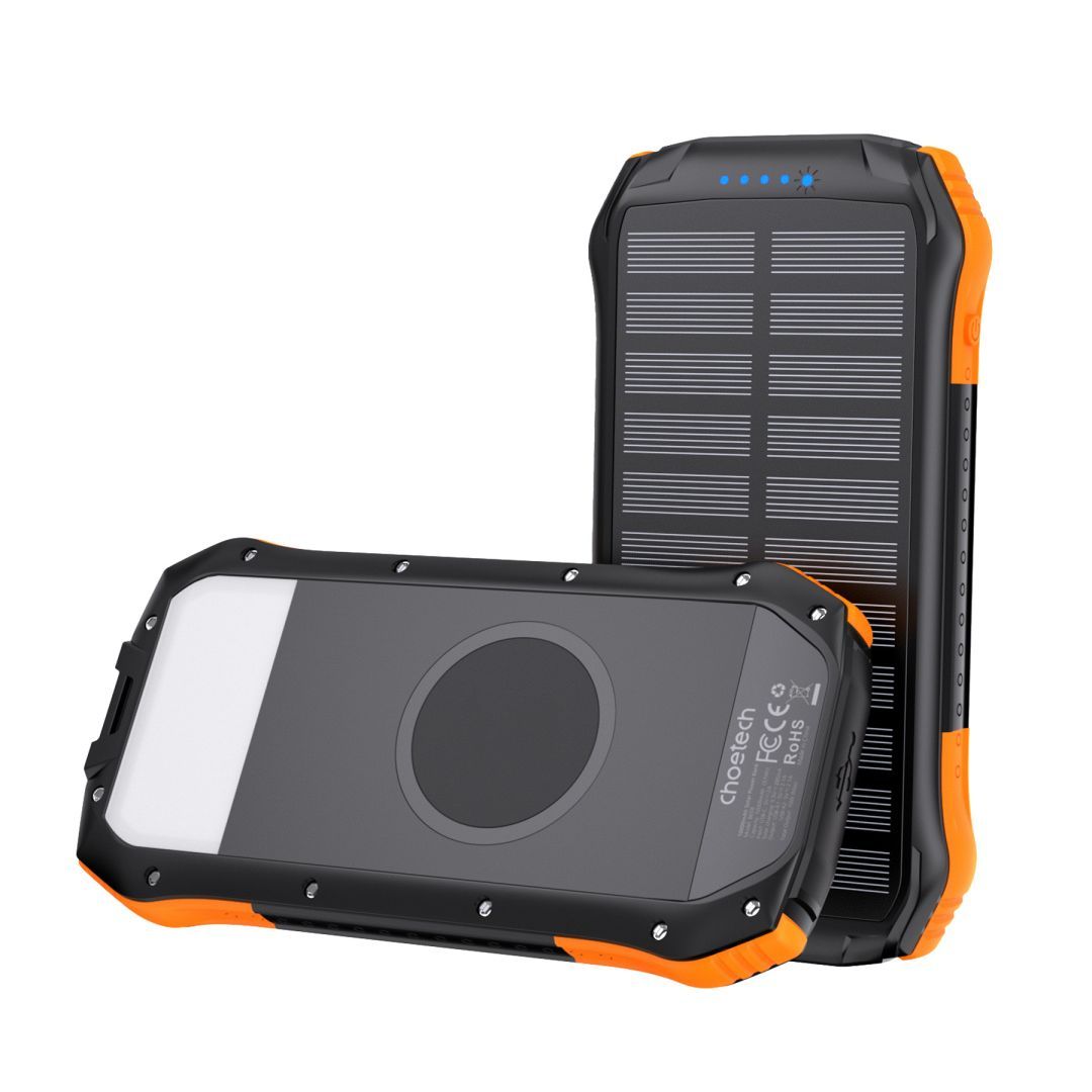 Choetech B658 10000mAh Solar PowerBank Black/Orange