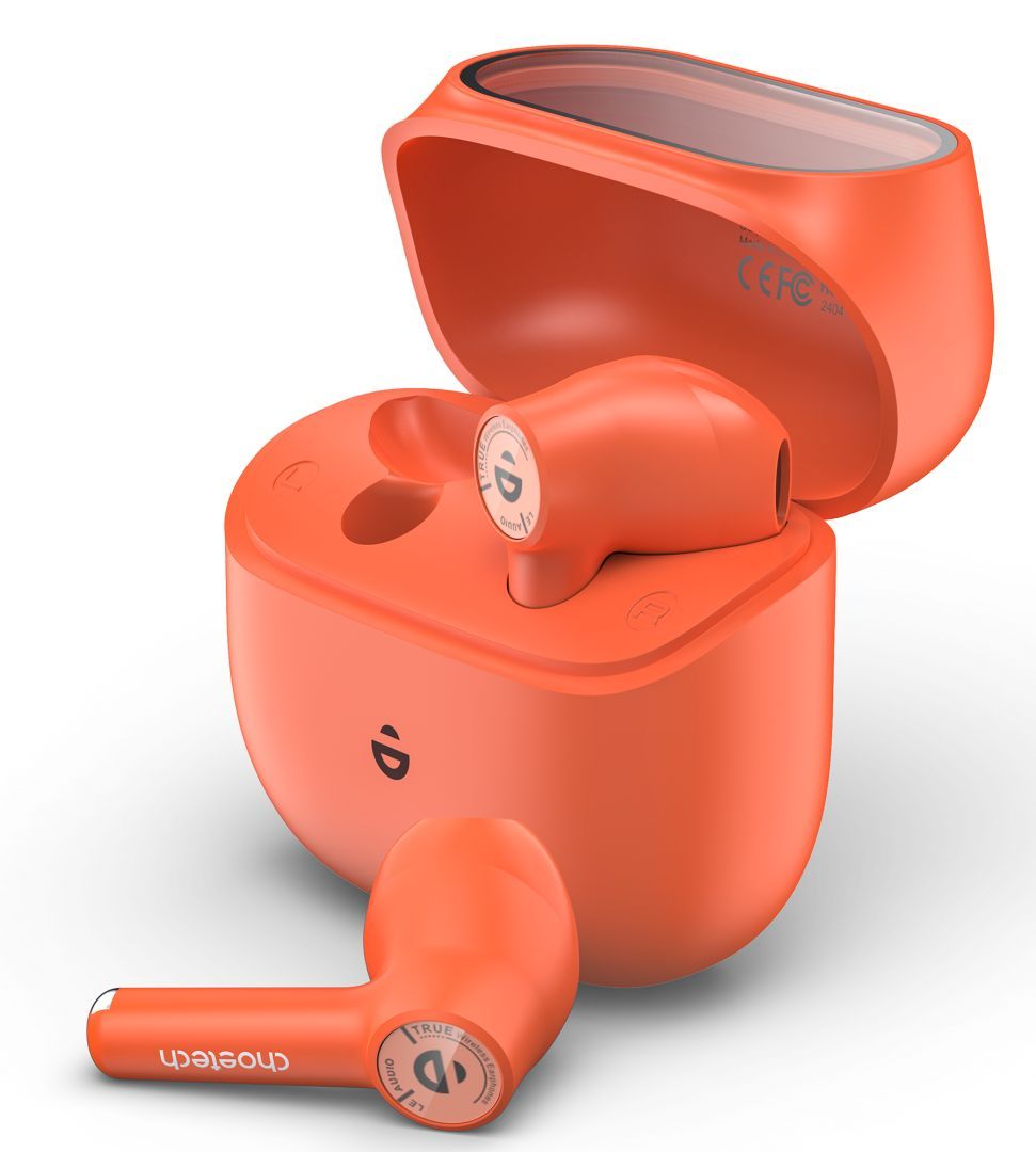 Choetech BH-T19 TwinkleMinis ENC TWS Bluetooth Headset Orange