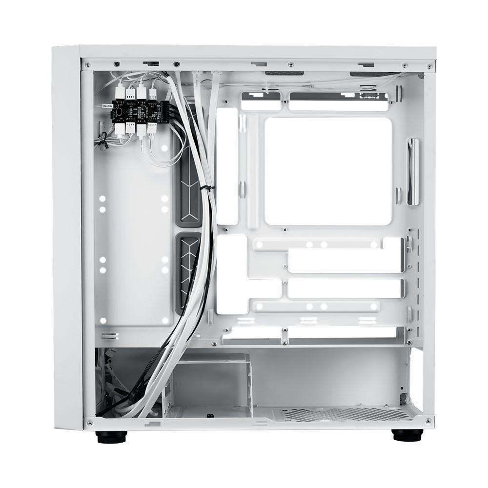 Cooler Master MasterBox 600 Tempered Glass White