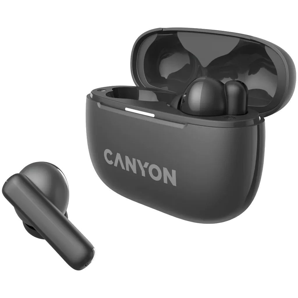 Canyon TWS-10 ANC+ENC Bluetooth Headset Dark Gray