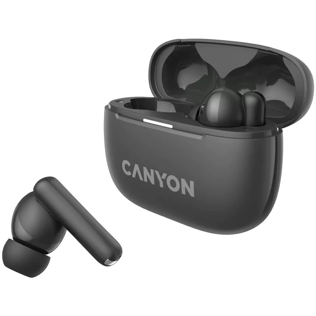 Canyon TWS-10 ANC+ENC Bluetooth Headset Dark Gray