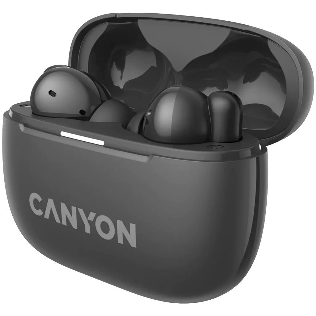 Canyon TWS-10 ANC+ENC Bluetooth Headset Dark Gray