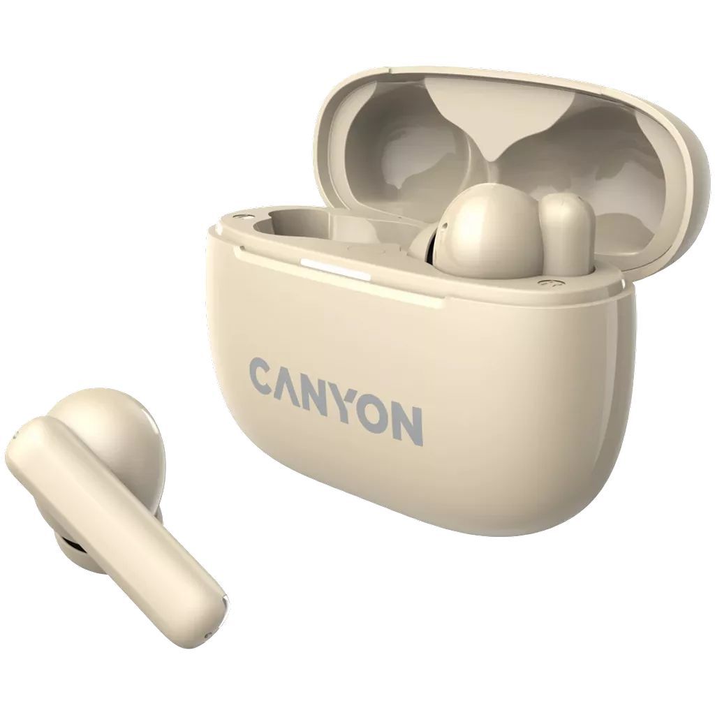 Canyon TWS-10 ANC+ENC Bluetooth Headset Beige