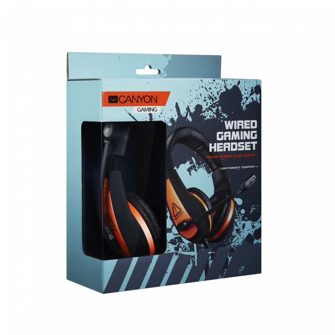 Canyon CND-SGHS1A Star Raider Gaming headset Black/Orange