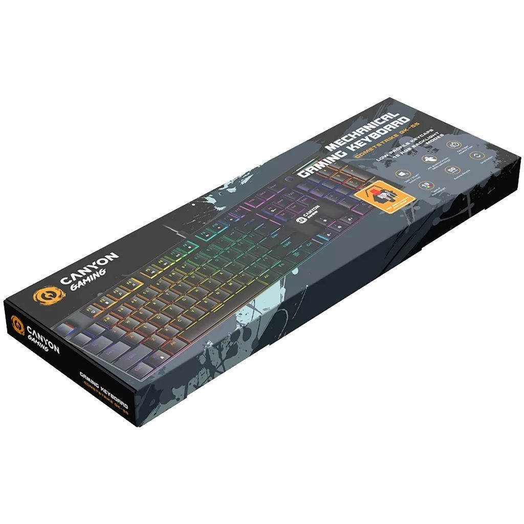 Canyon Cometstrike GK-55 Gaming Keyboard Black HU