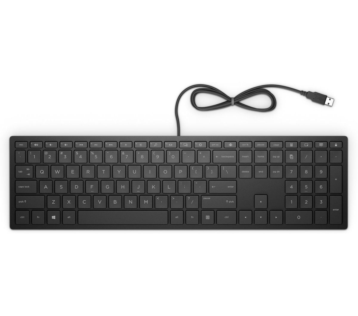 HP Pavilion 300 keyboard Black HU