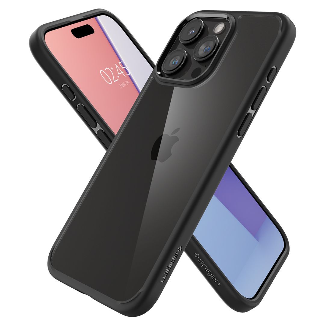 Spigen iPhone 15 Pro Max Case Ultra Hybrid Matte Black