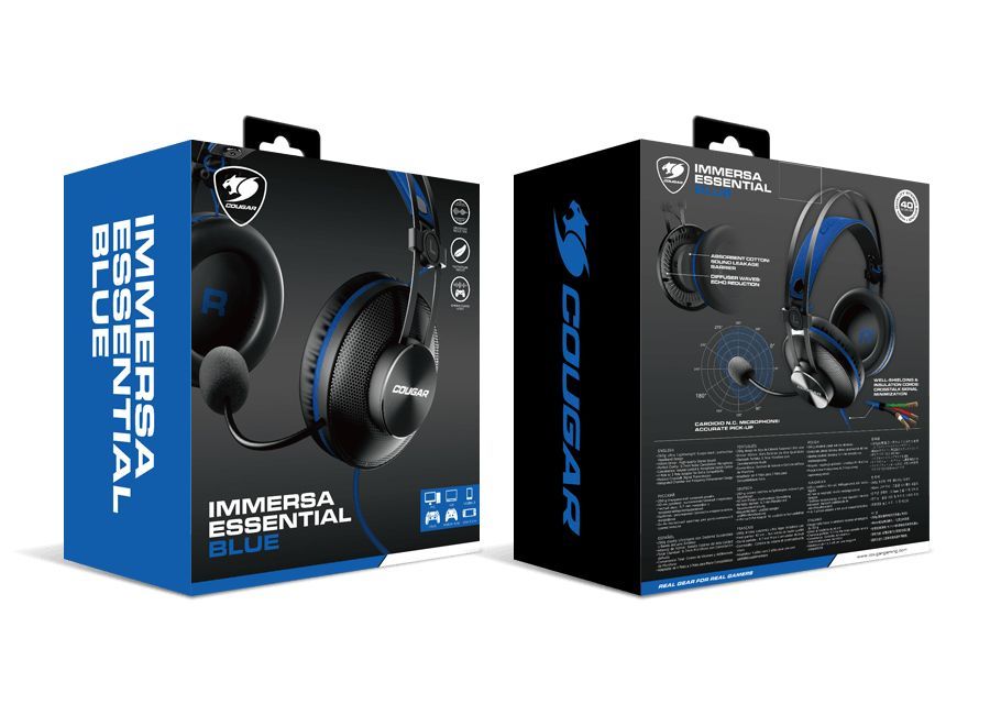 Cougar Immersa Essential Headset Blue