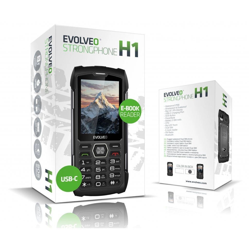 Evolveo Strongphone H1 DualSIM Black/Silver