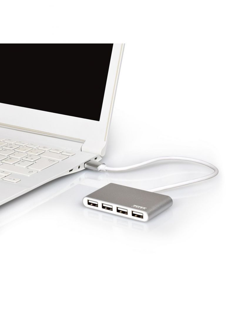 Port Designs HUB 4 Ports USB 3.0 Grey