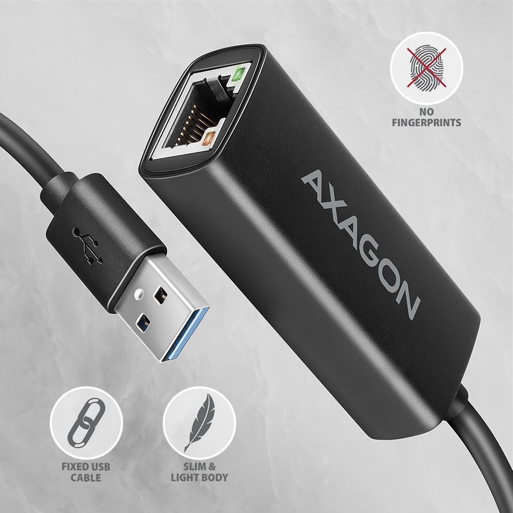 AXAGON ADE-AR USB-A Gigabit Ethernet Adapter Black