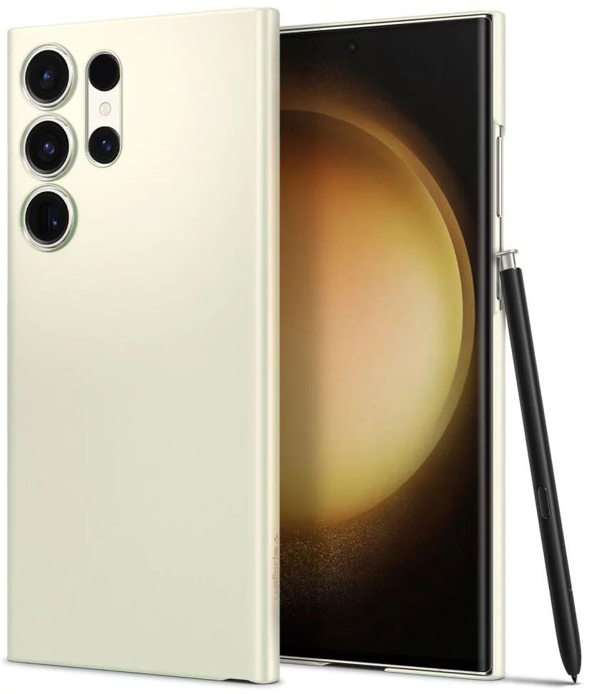 Spigen Air Skin Samsung Galaxy S23 Ultra Shiny Cream