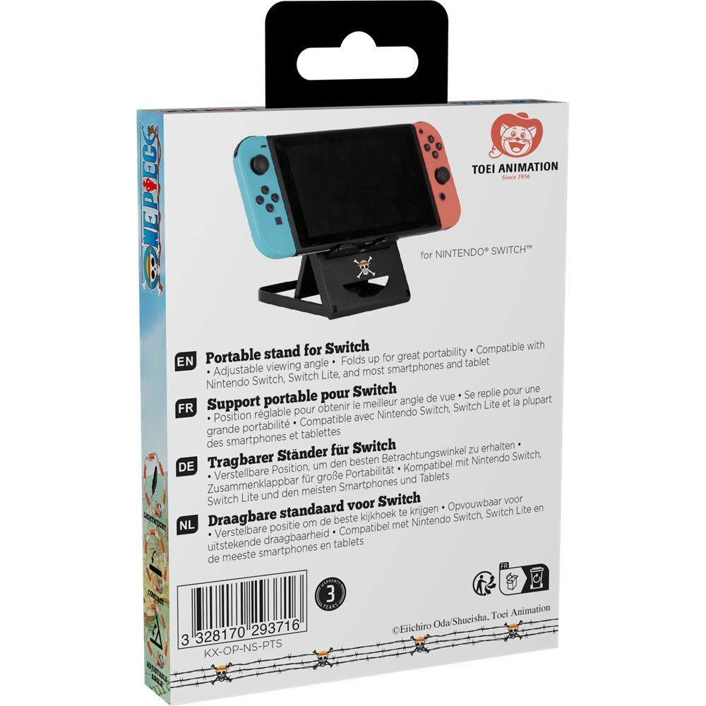 KONIX One Pieces Nintendo Switch Állítható Állvány Black