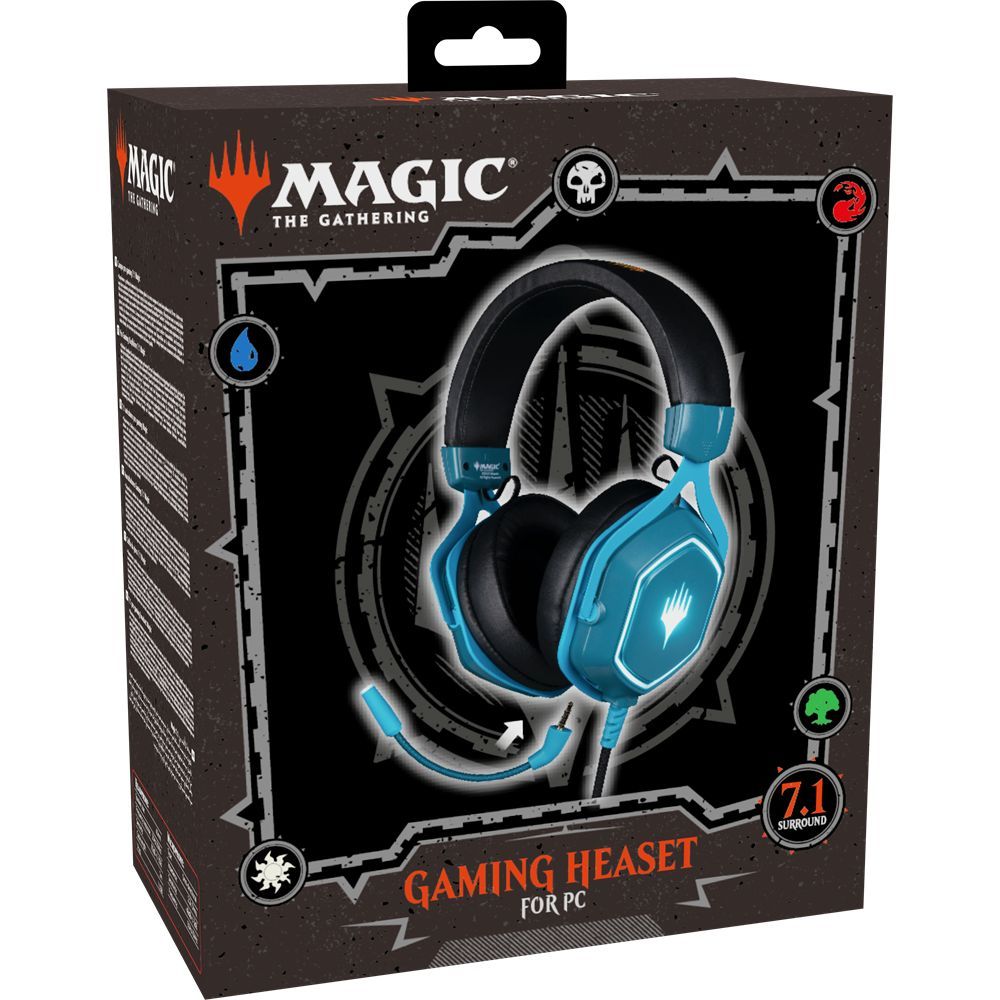 KONIX Magic The Gathering Gaming headset Black/Blue