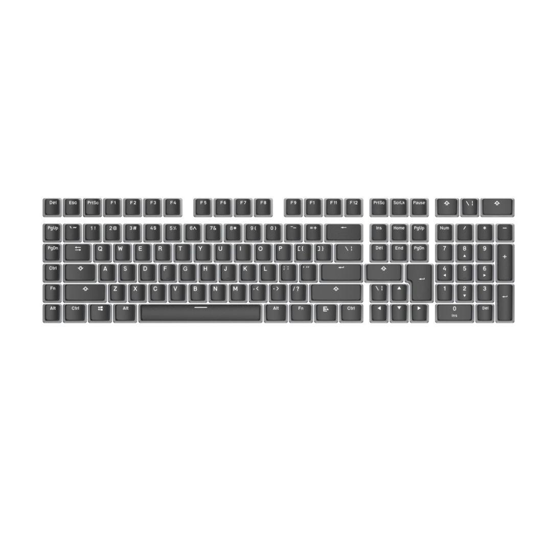 Hama uRage Doubleshot PBT Keykap szett Black UK/US