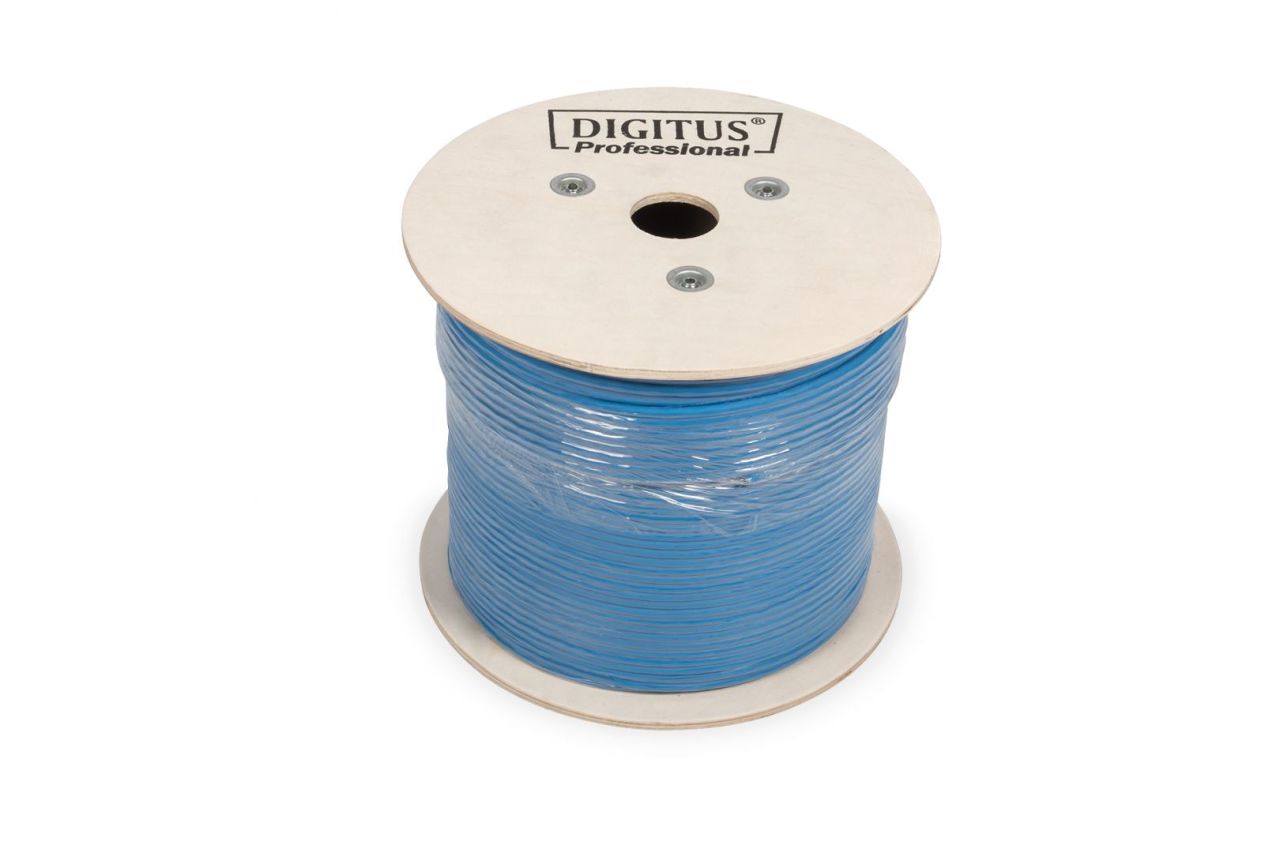 Digitus CAT6A U-UTP Installation Cable 500m Blue