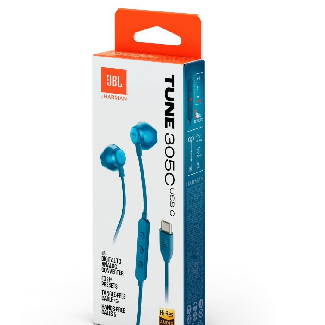 JBL Tune 305C Headset Blue