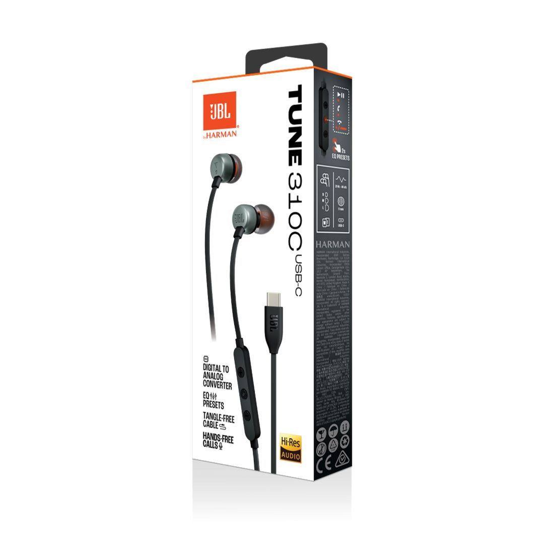 JBL Tune 310C Headset Black