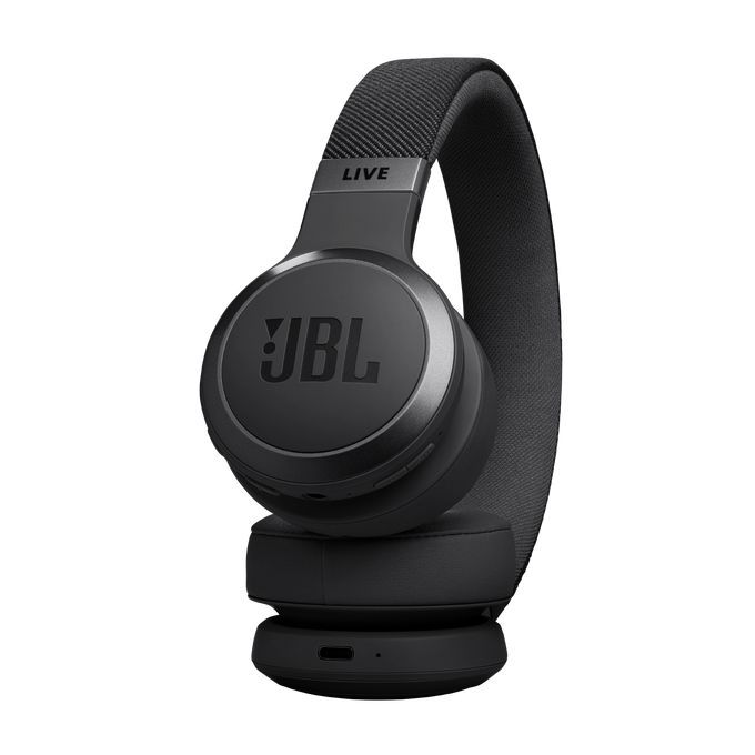 JBL Live 670NC Bluetooth Over-Ear Noise-Cancelling Headset Black