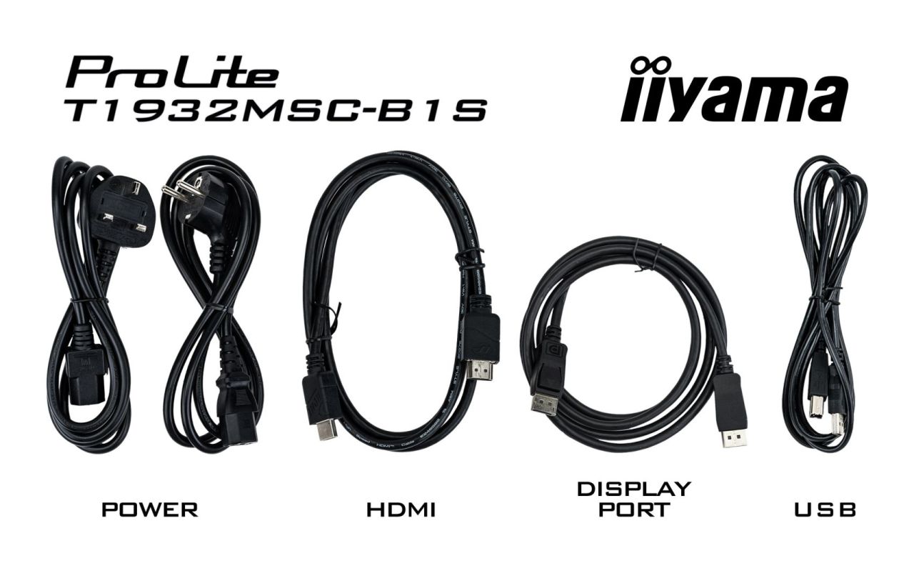 iiyama 19" ProLite T1932MSC-B1S IPS LED