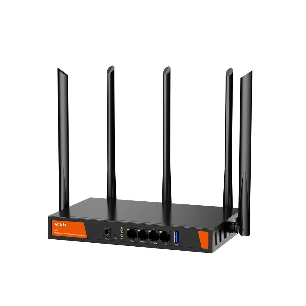 Tenda W30E AX3000 Dual Band WiFi-6 Wireless Hotspot Router