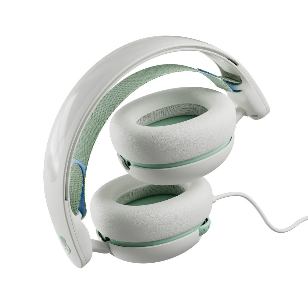 Skullcandy Grom Wired Headset for Kids Bone Seafoam