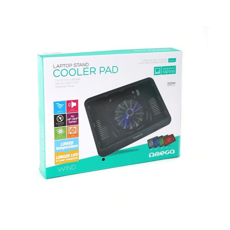 Platinet Omega Laptop Cooler Pad Wind Black/Green