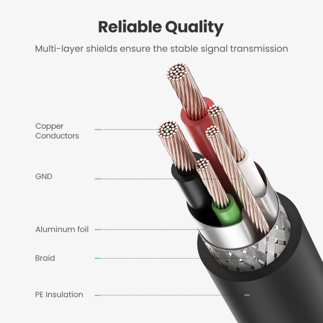 UGREEN USB-A To BM Print Cable 3m Black